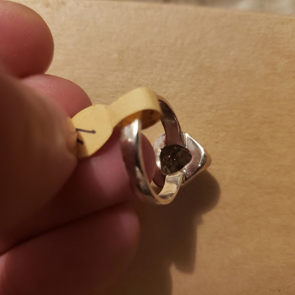 Herkimer Quartz Ring 925 Silver - Picture 15 of 16